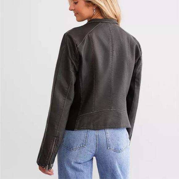 We the Free - Max Vegan Moto Jacket in Black, XS - Picture 2 of 11